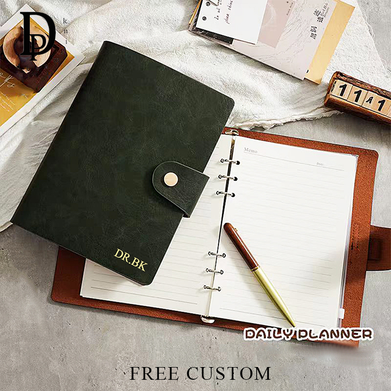 Luxury Bags Names - Notebook A5 in pelle bovina vintage