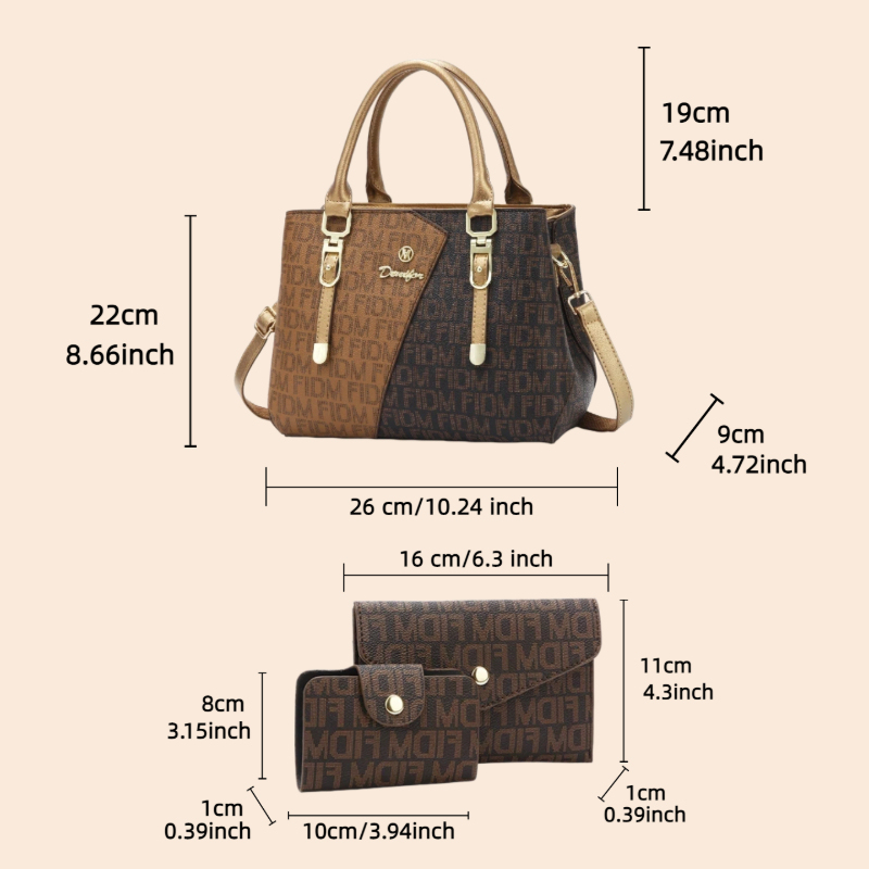 Set di 3 borse da donna, borse - Luxury Bags Women recensione e prezzo