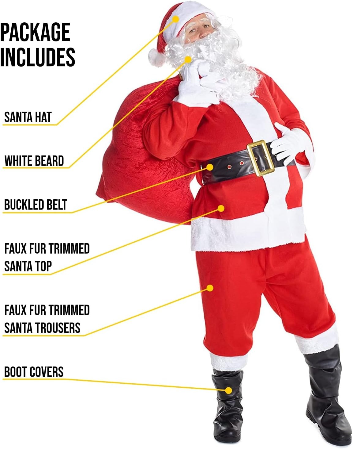 Costume da Babbo Natale natali - Luxury Bags Europe recensione e prezzo